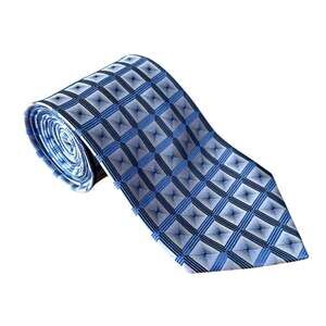Insig Nia by Martin Wong Blue/Gray Tie | Size XL